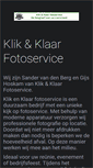 Mobile Screenshot of klikenklaarfoto.nl